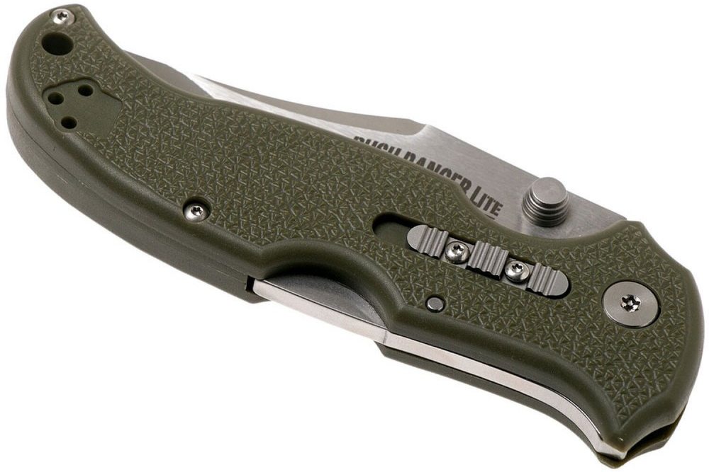 CS_21A Bush Ranger Lite - нож складной, рук-ть зелен. GFN, клинок 8Cr13MoV