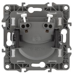 Розетка ЭРА Серия 12 12-2105-13 2P 16A-250В IP20 бронза | Эра 12