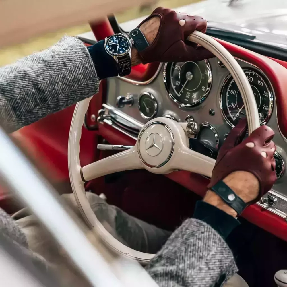Водительские перчатки Cafe Leather x IWC Triton Driving Gloves - M