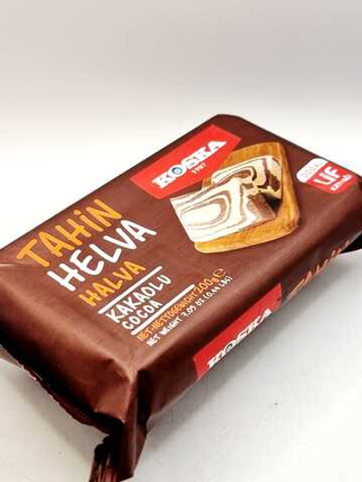 Tahin Halva KOSKA Кунжутная халва с какао 200 г (Турция)