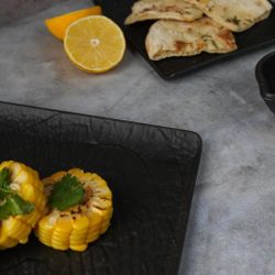 Блюдо прямоугольное 33,5*20,5 см h1,8 см с бортами Side Up2 Black Raw Wood P.L. Proff Cuisine [2]