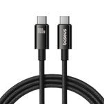 USB-C Кабель Baseus Tungsten Gold USB3.2 Charging+Data 4K@60Hz 20Gbps 100W 1.5m - Cluster Black