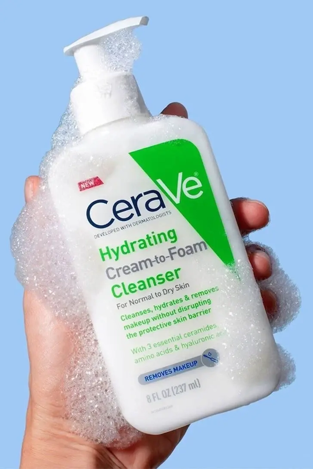 CeraVe Hydrating Cream To Foam Cleanser 236ml