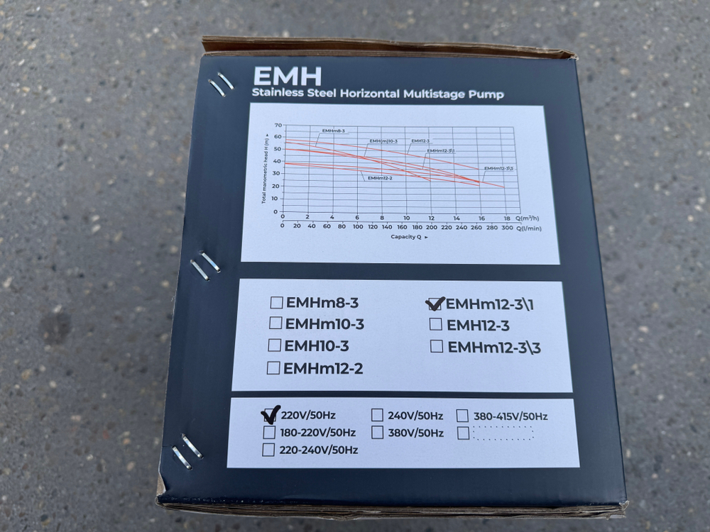 Насос LEO модель EMHm12-3/1