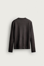 ЖАККАРДОВАЯ ФУТБОЛКА В ПОЛОСКУ ИЗ КОНОПЛИ И ВИСКОЗЫ — ZARA