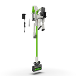 Пылесос вертикальный акк. Greenworks SV24532, 24V, б/щет, 350 Вт, 21 кПа, электрощетка, 3 насадки, LED, белый+зеленый, 1х4Ач и ЗУ (4702007UB)