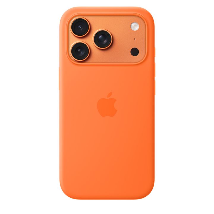 Защитный чехол Apple Silicone Case с MagSafe для iPhone 17 Pro Orange