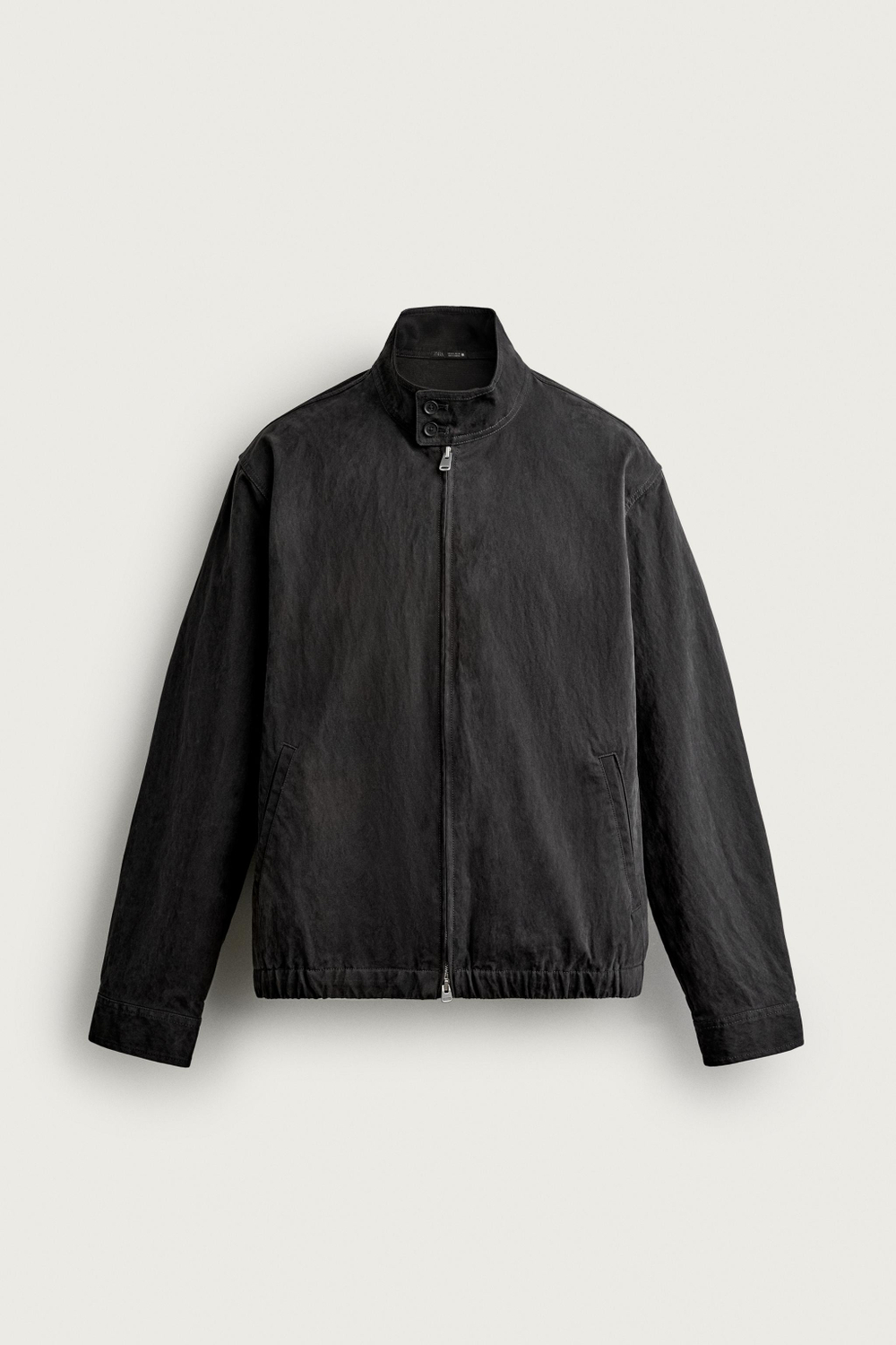 КУРТКА REGULAR FIT С ЭФФЕКТОМ ПОТЕРТОСТИ — ZARA