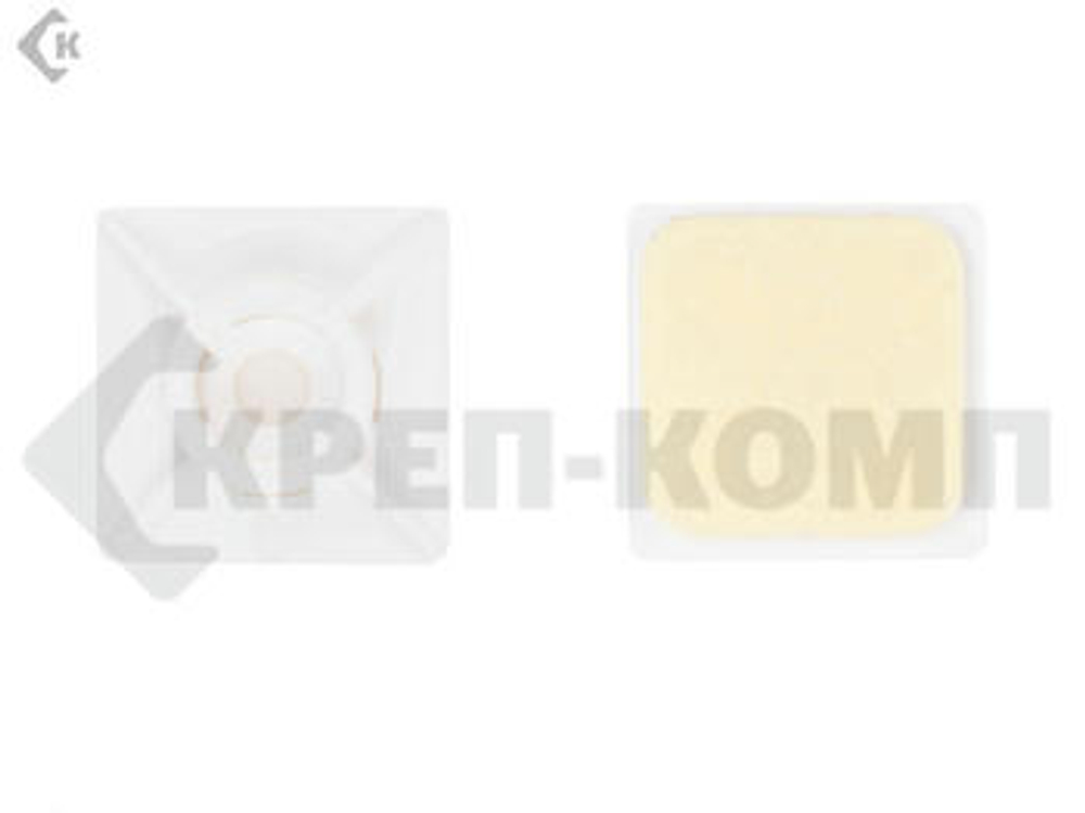 Площадка самоклеющиеся БЕЛАЯ 19х19 (100шт)