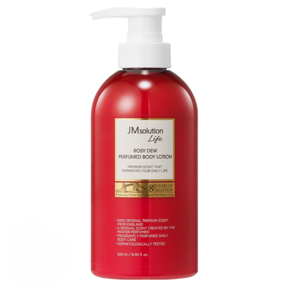 Лосьон для тела с ароматом розы JMSOLUTION Life Rosy Dew Perfumed Body Lotion 500 мл