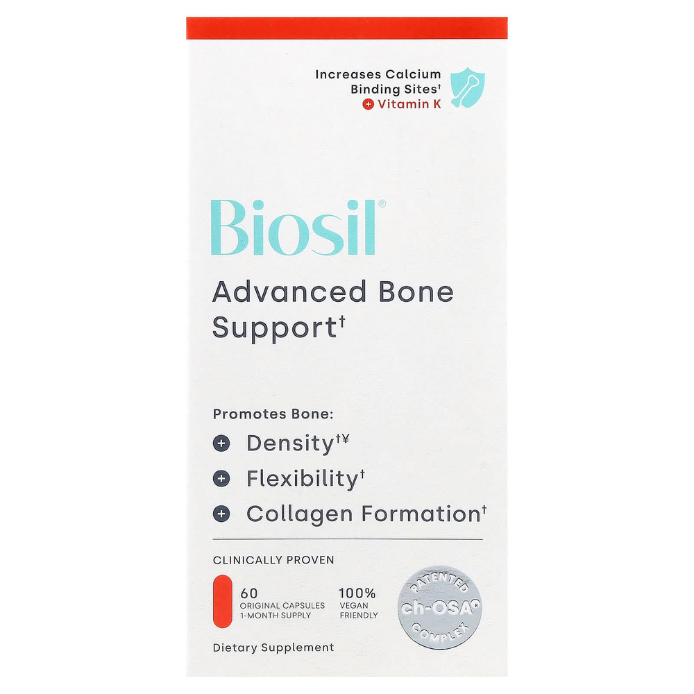 Biosil, Bone Collagenizer® Ultra, 60 вегетарианских капсул