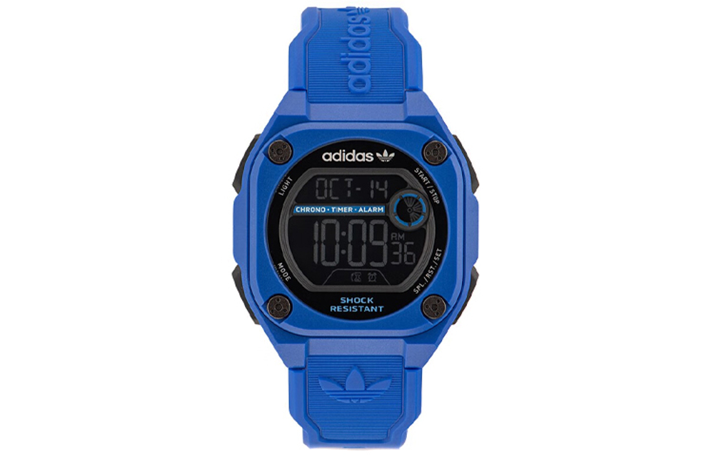 Adidas Originals STREET Wrist Watch Quartz Movement Resin Strap Black Dial Men"s Watches