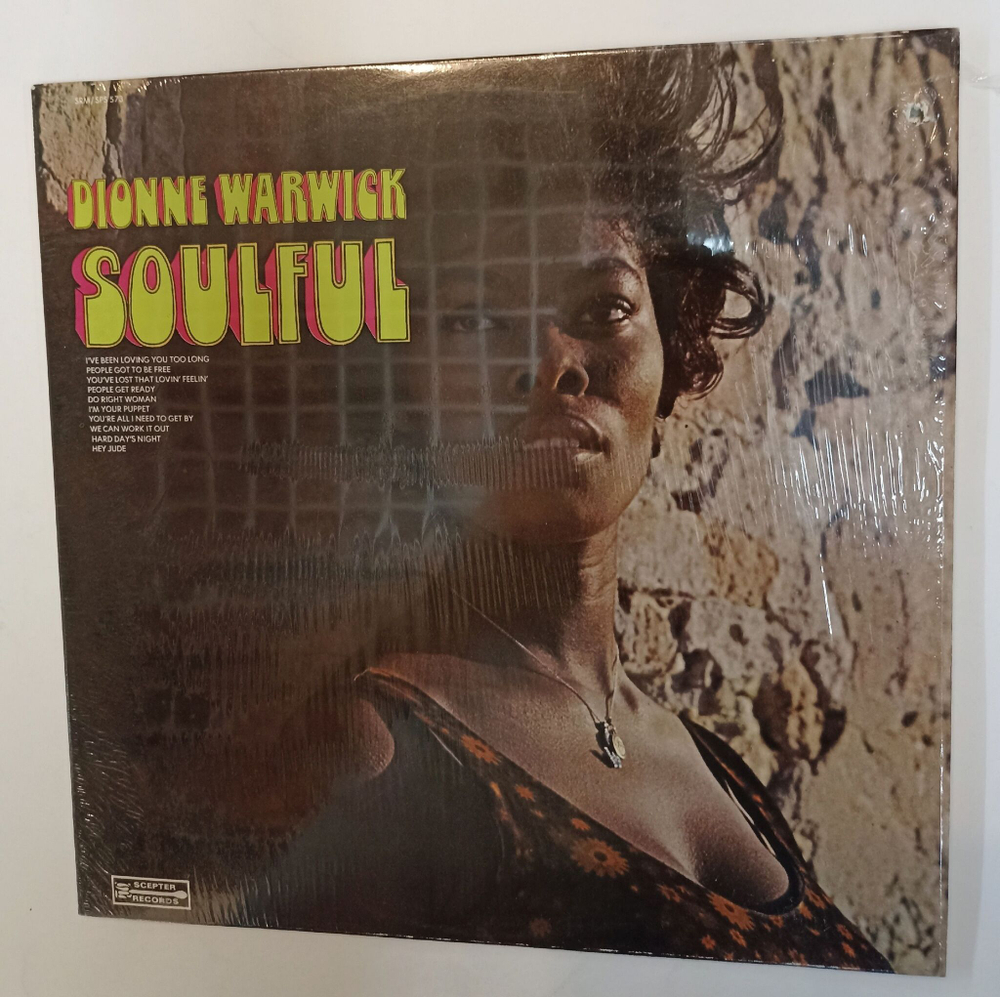 Винтажная виниловая пластинка LP Dionne Warwick Soulful (USA 1971)