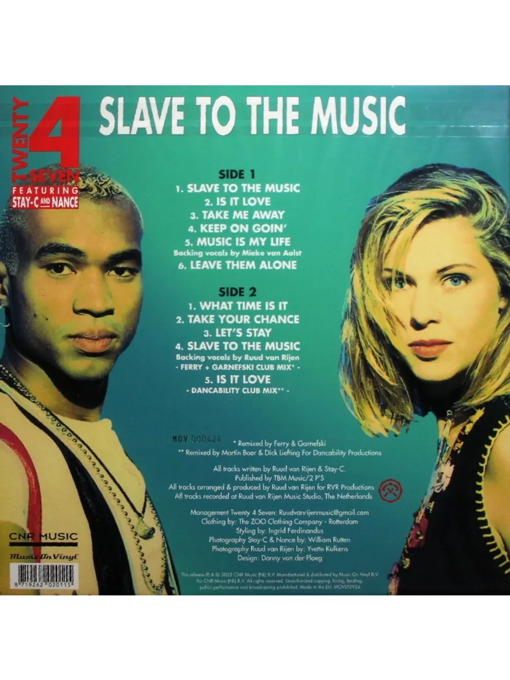 Twenty 4 Seven, Stay-C, Nance — Slave To The Music