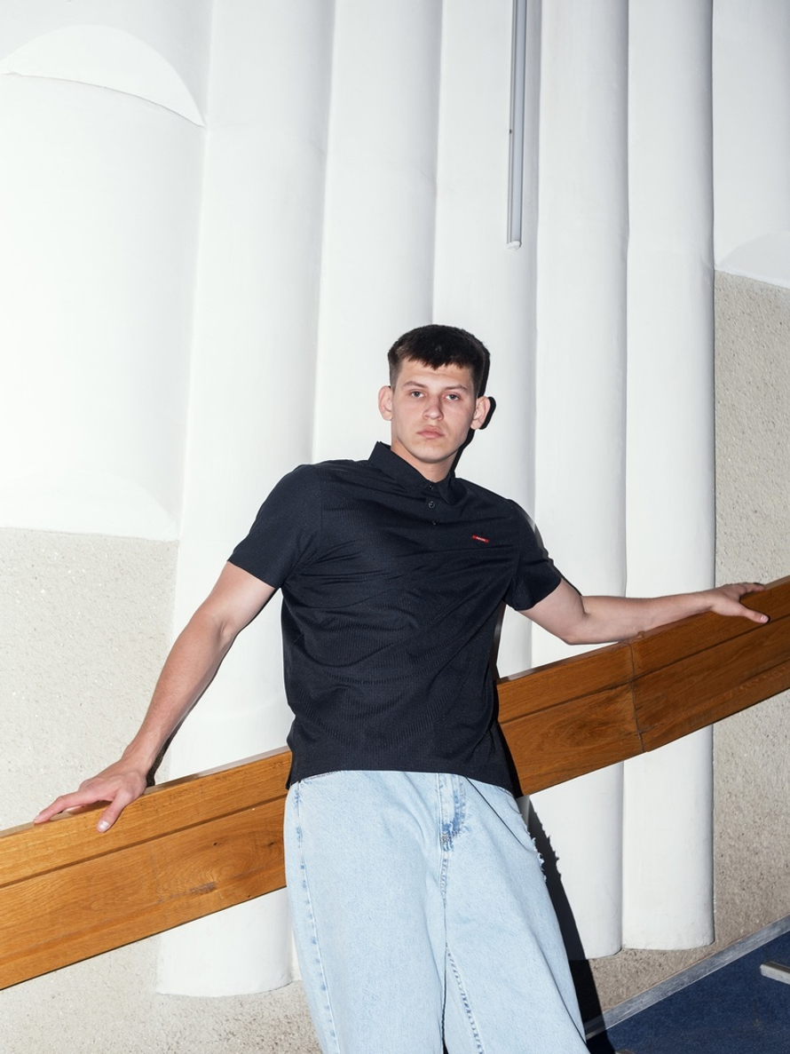 Поло Prada #4063 (чёрн.)