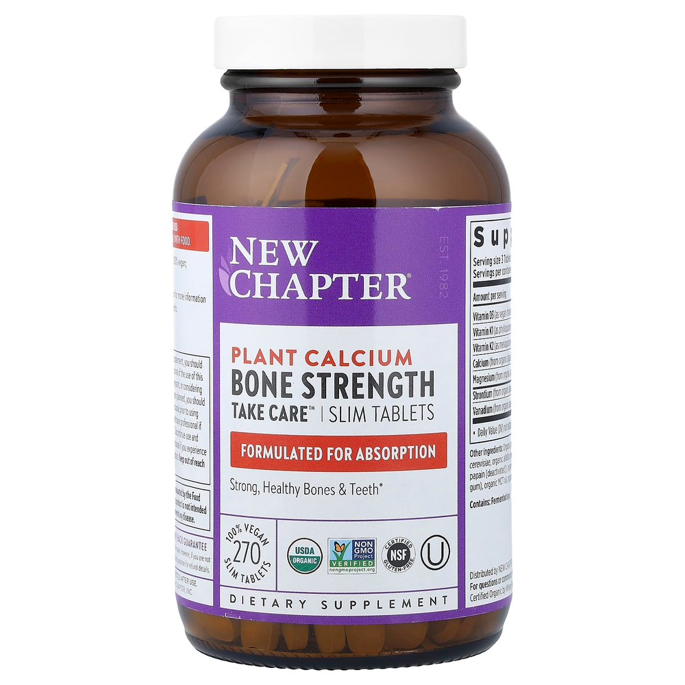 New Chapter, Bone Strength Keep Care™, 270 вегетарианских таблеток