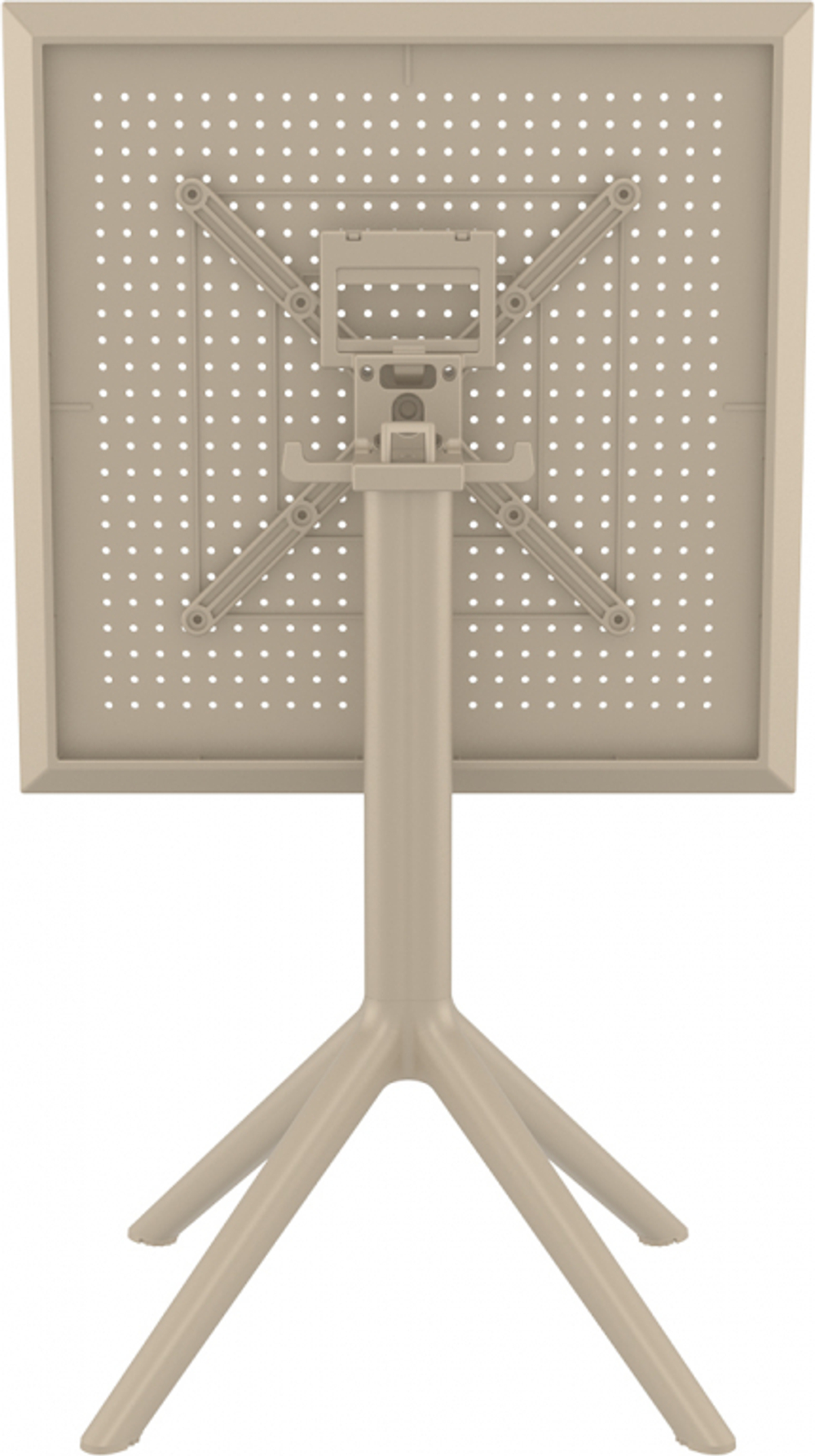Стол пластиковый складной Siesta Contract Sky Folding Table 60, бежевый
