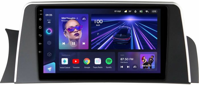 Магнитола для BMW X3 F25 2010-2012 CIC (рамка тип 1) - Teyes CC3 монитор 9" QLED на Android 10, Быстрая, CarPlay, 4G SIM-слот