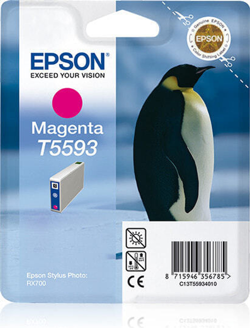 Картридж струйный пурпурный 1 шт Epson T5593 C13T55934010
