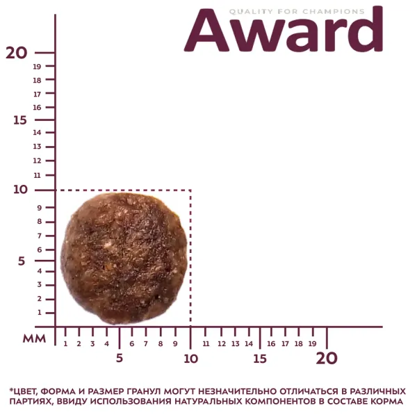 Сухой корм AWARD Urinary для взрослых кошек для профилактики мочекаменной болезни с курицей и добавлением клюквы, цикория и рыбьего жира