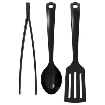 Кухонная утварь IKEA GNARP , 3 предмета, черный (Из Финляндии)