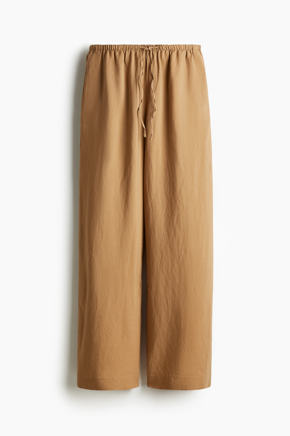 Прямые брюки с льном - H&M