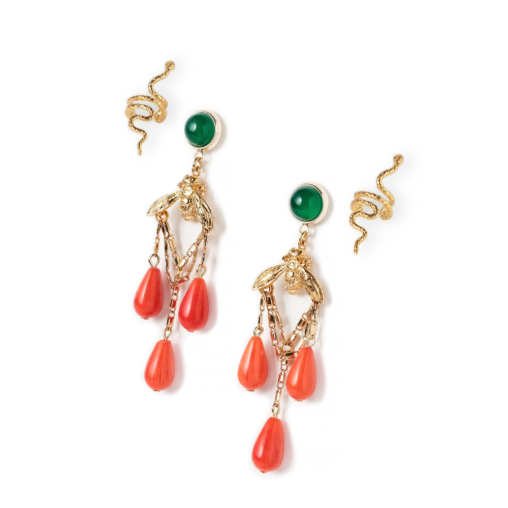 coral bee set