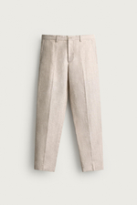 КОСТЮМНЫЕ БРЮКИ ИЗ 100% ЛЬНА — ZARA