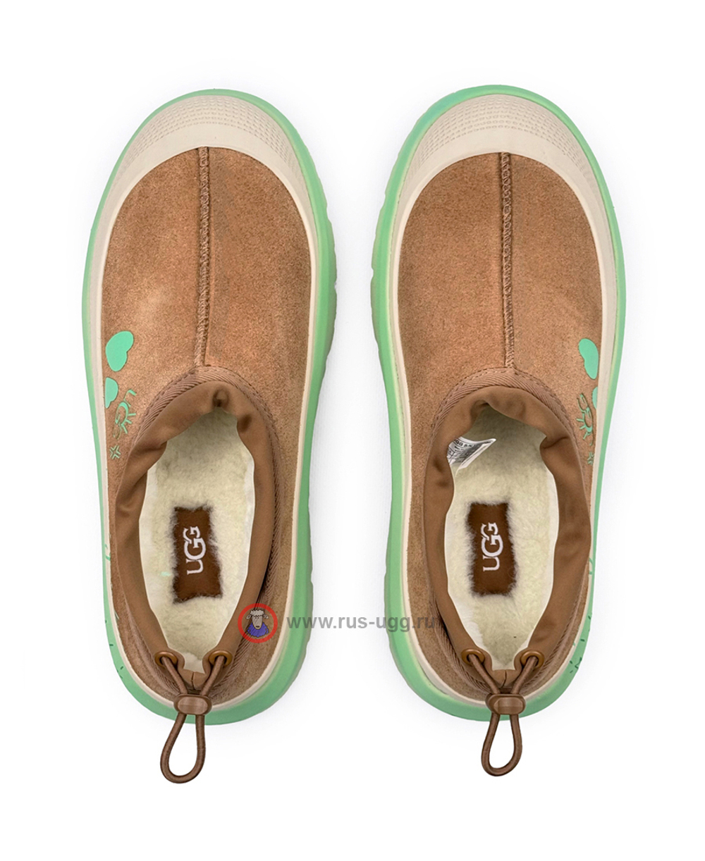 UGG TASMAN WEATHER HYBRID SLIPPER Chestnut/White A-10