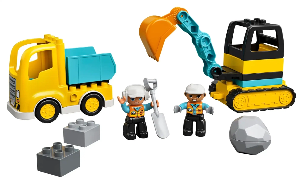 Конструктор LEGO Duplo 10931 Конструктор Грузовой и гусеничный экскаватор