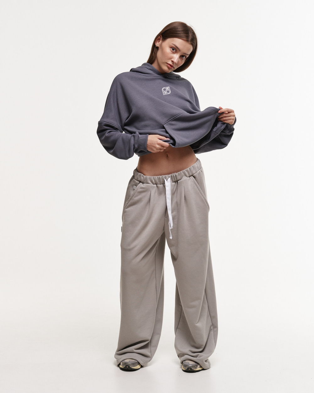 Baggy Trousers LOGO Drizzle