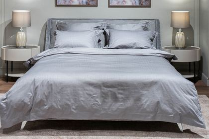 Пододеяльник 200x220 Garda Decor Серпенте серый