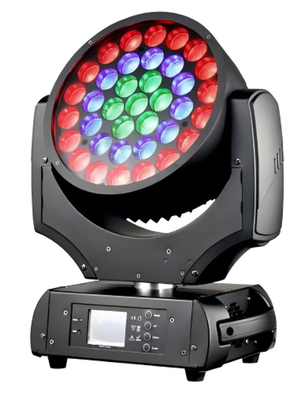 Robin 600+ — вращающаяся голова Wash 37×15 Вт RGBW с зумом 4,5°–45°