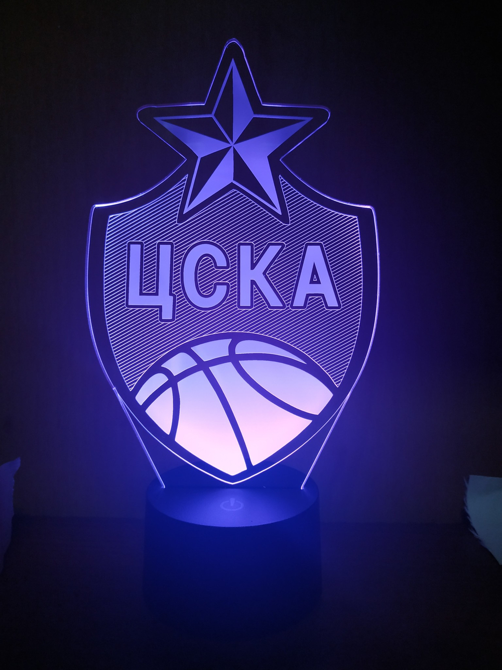 3Д-светильник ПБК "ЦСКА"