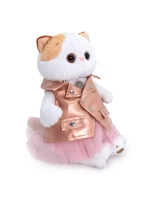 Мягкая игрушка Кошечка Ли Ли в юбке и жилетке 24 см LK24-046