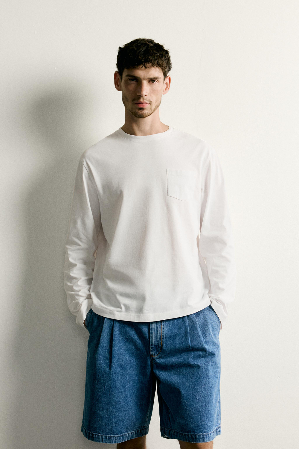 ФУТБОЛКА В ПОЛОСКУ С ДЛИННЫМИ РУКАВАМИ — ZARA · 1887/424