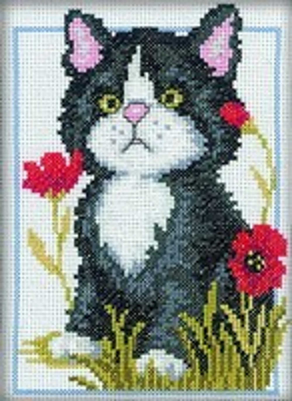 "Черный котенок"-C057  вышивка