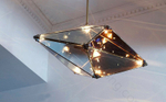 Pendant design lamp  Maxhedron Vertical by Bec Brittain (Smoky)