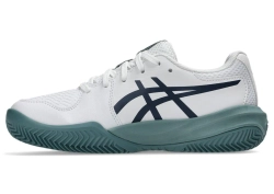 Детские теннисные кроссовки Asics Gel-Resolution X GS Clay - white/midnight