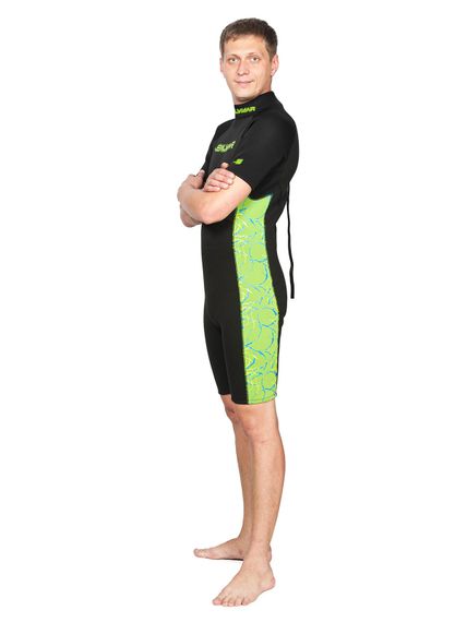 Короткий мужской гидрокостюм для серфинга Salvimar Garda Splashy Short men 3 мм