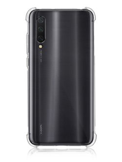 Чехол ROSCO для Xiaomi Mi 9 Lite;Xiaomi Mi CC9 оптом (арт. XM-MI9L-HARD-TPU-TRANSPARENT)