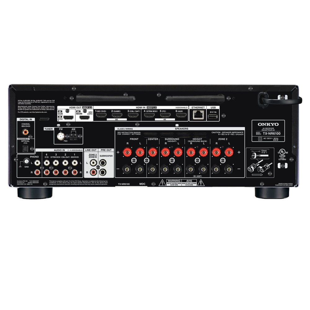 AV ресивер Onkyo TX-NR6100 Black