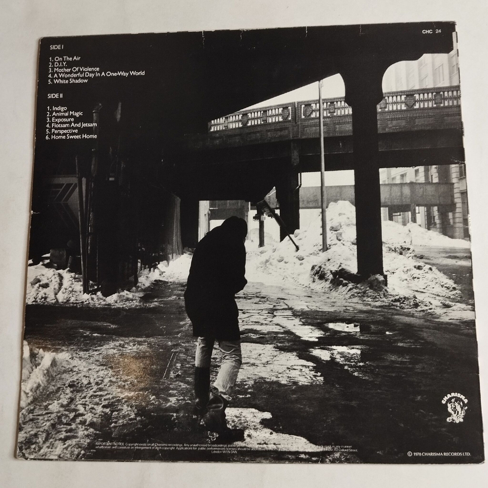 Винтажная виниловая пластинка LP Peter Gabriel (UK 1984) White Shadow