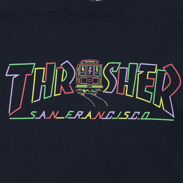 Лонгслив Thrasher Cable car L/S (black) артикул: - купить в магазине Дайс