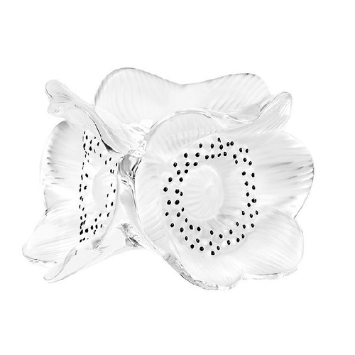 Подсвечник Анемоны прозрачный Lalique [Арт. 1092200]