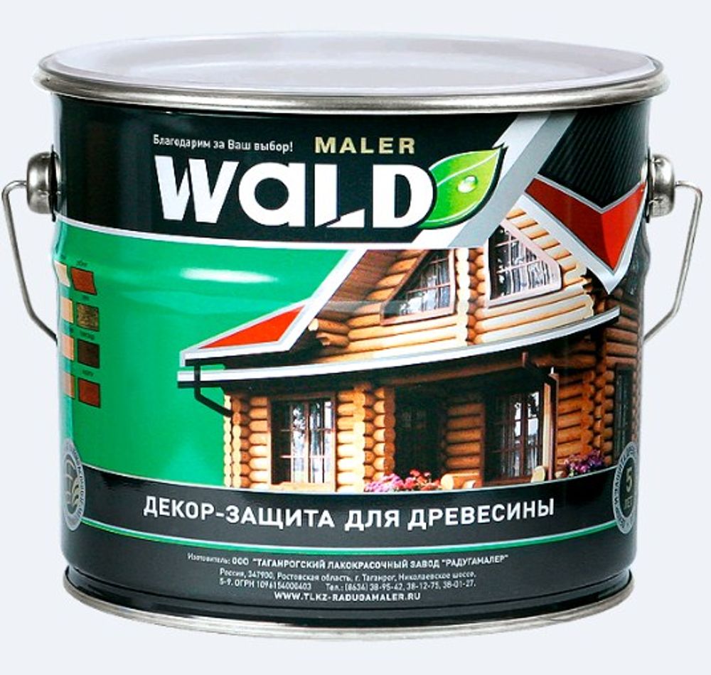 Пропитка по дереву защит.-декор. WALD сосна 3л РАДУГА Пропитка по дереву защит.-декор. WALD сосна 3л РАДУГА