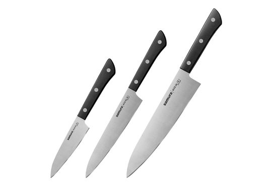 Набор ножей 3 в 1 Samura HARAKIRI SHR-0220B