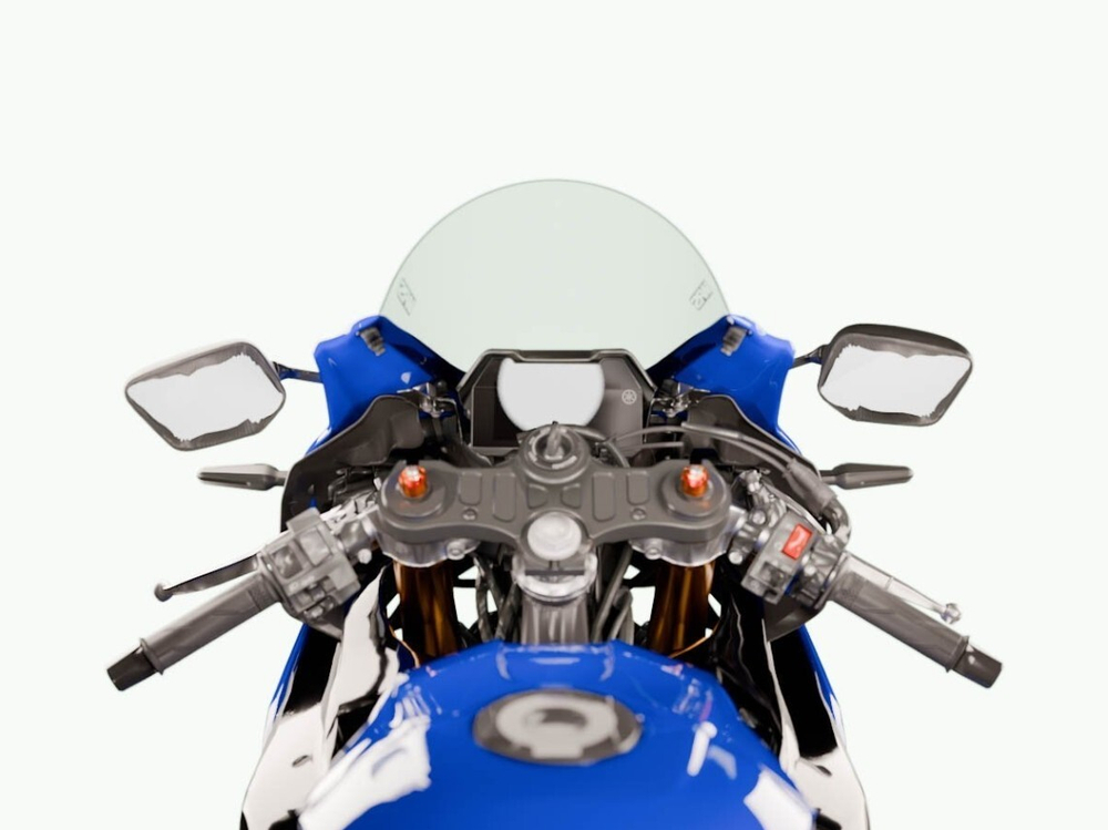 WRS Race Ветровое стекло Yamaha R3 (2019+) затемненное YA008F