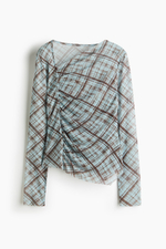 Асимметричный топ из сетки - H&M