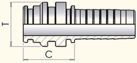 Фитинг DN 20 Staplelock SAE J1467 d=23.9 STECK 29